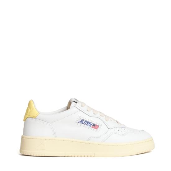 26SS 오트리 메달리스트 로우 레더 스니커즈 AULWLL09 White