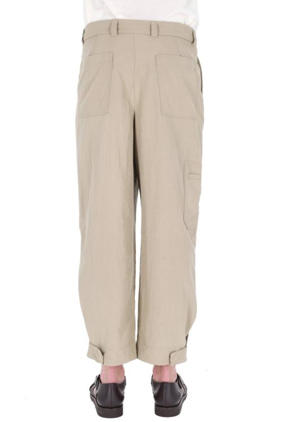 26SS 메종키츠네 스트레이트 팬츠 QM01106WW9082TEA LEAF Neutrals - MAISON KITSUNE
