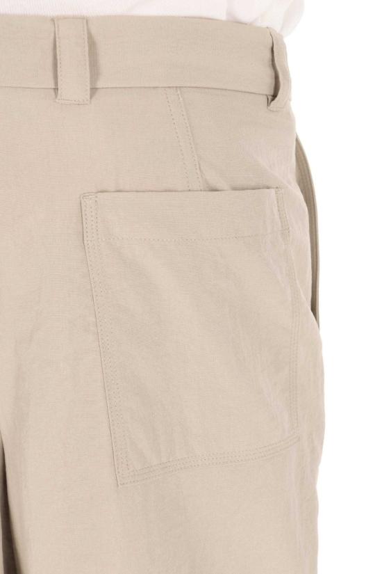 26SS 메종키츠네 스트레이트 팬츠 QM01106WW9082TEA LEAF Neutrals - MAISON KITSUNE