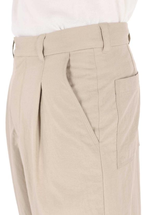 26SS 메종키츠네 스트레이트 팬츠 QM01106WW9082TEA LEAF Neutrals - MAISON KITSUNE