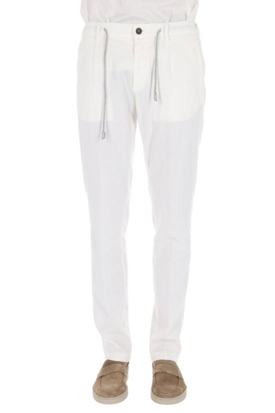 26SS 일레븐티 스트레이트 팬츠 M75PANB21 TET0M00401 White
