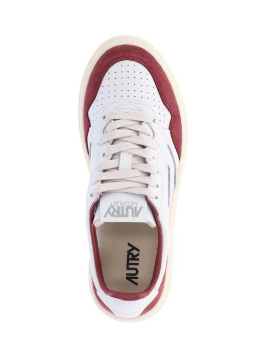 26FW 오트리 메달리스트 로우 레더 스니커즈 AULWFT20 White - AUTRY