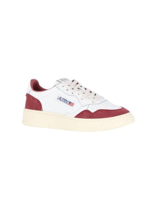26FW 오트리 메달리스트 로우 레더 스니커즈 AULWFT20 White - AUTRY