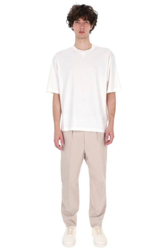 26SS 에르노 반팔 티셔츠 JG000281U1000 White - HERNO