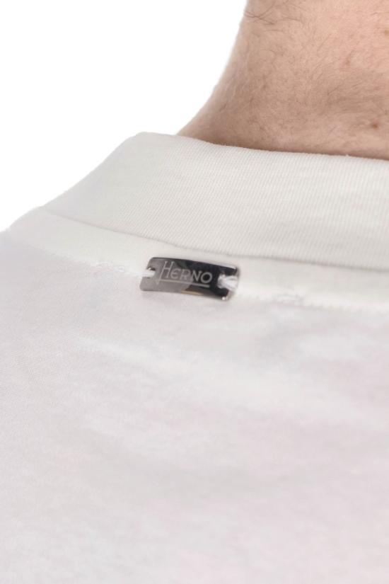 26SS 에르노 반팔 티셔츠 JG000281U1000 White - HERNO