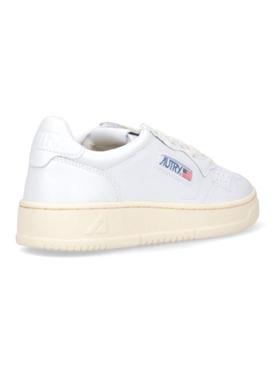 26FW 오트리 메달리스트 로우 레더 스니커즈 AULWLL15 White - AUTRY
