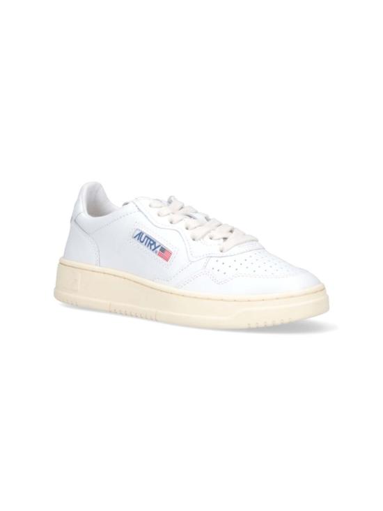 26FW 오트리 메달리스트 로우 레더 스니커즈 AULWLL15 White - AUTRY