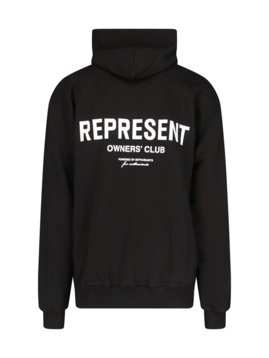 26FW 리프레젠트 후드 티셔츠 OCM41113001 Black - REPRESENT