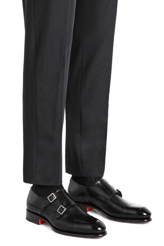 25FW 산토니 드레스 슈즈 MCCR11652MC1HVVD 2N01 Grey - SANTONI