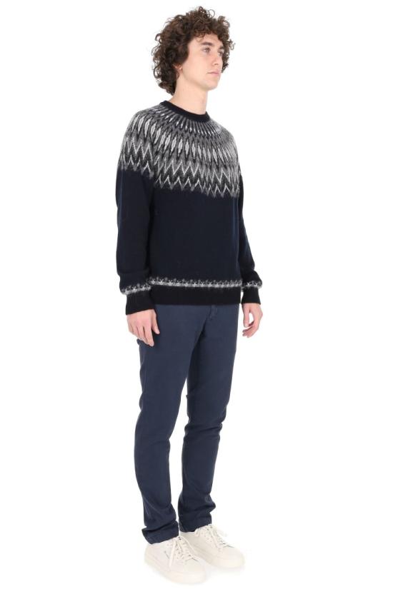 25FW 로베르토 콜리나 니트웨어 253M3500110 Black - ROBERTO COLLINA