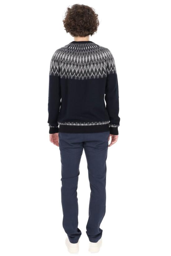 25FW 로베르토 콜리나 니트웨어 253M3500110 Black - ROBERTO COLLINA