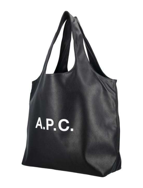 26FW 아페쎄 나논 로고 토트백 M61565PUAATLZZ Black - A.P.C.
