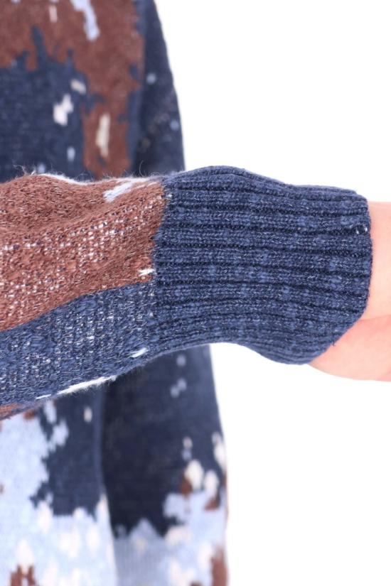 26SS 오피신 제네랄 니트웨어 MKNT307NV COCOA BLUE WH Grey - OFFICINE GENERALE