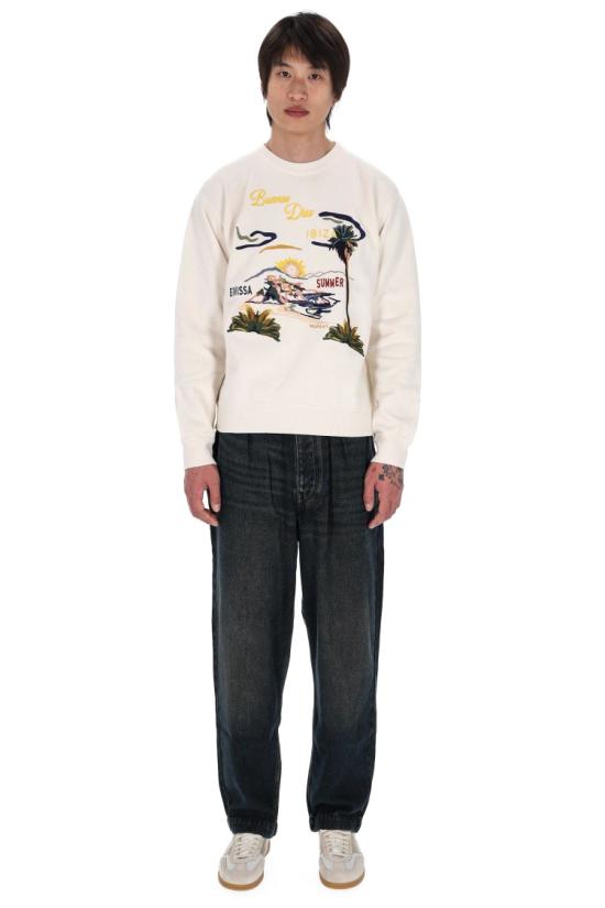 26SS 이자벨마랑 미코이 로고 스웨트 셔츠 SW0029HA D1M06H23EC Neutrals - ISABEL MARANT