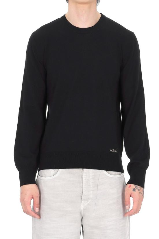 26SS 아페쎄 니트웨어 COEZJ H23455LZZ NOIR Black