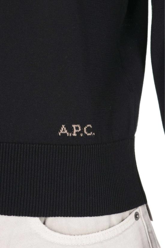 26SS 아페쎄 니트웨어 COEZJ H23455LZZ NOIR Black - A.P.C.
