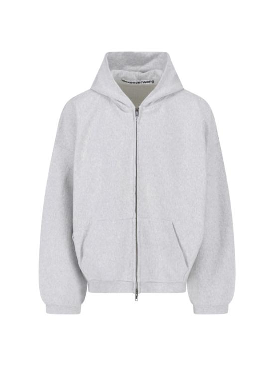 26FW 알렉산더 왕 후드 티셔츠 UCC3262304050 Grey