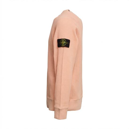 26SS 스톤 아일랜드 오가닉 코튼 와플 플리스 레귤러핏 크루넥 스웨트셔츠 L1S156100056 S0044 Neutrals - STONE ISLAND