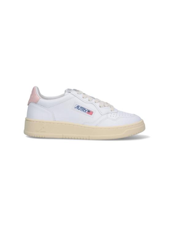 26FW 오트리 메달리스트 로우 레더 스니커즈 AULWLL16 White