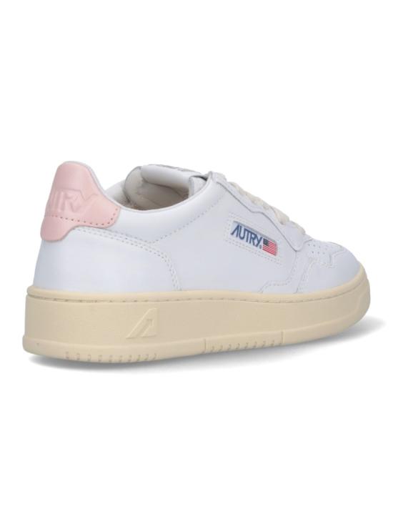26FW 오트리 메달리스트 로우 레더 스니커즈 AULWLL16 White - AUTRY