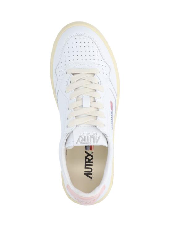 26FW 오트리 메달리스트 로우 레더 스니커즈 AULWLL16 White - AUTRY
