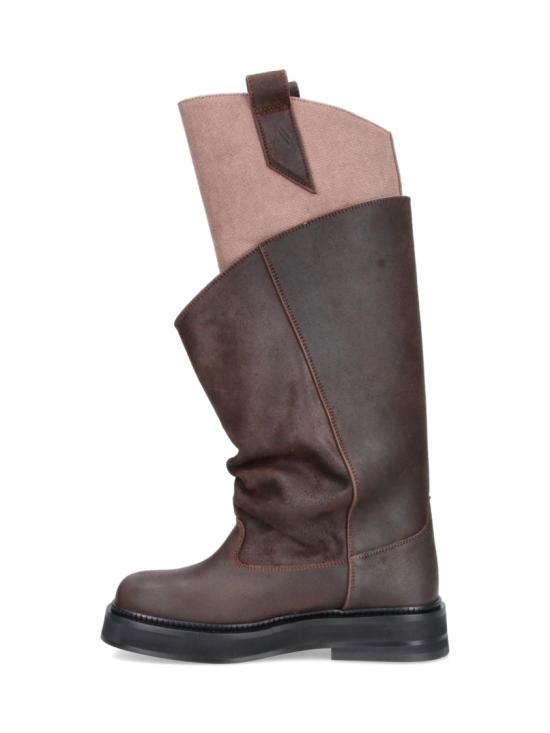 26FW 디 아티코 부츠 261WSH00902 MIX124AA215 Brown - THE ATTICO