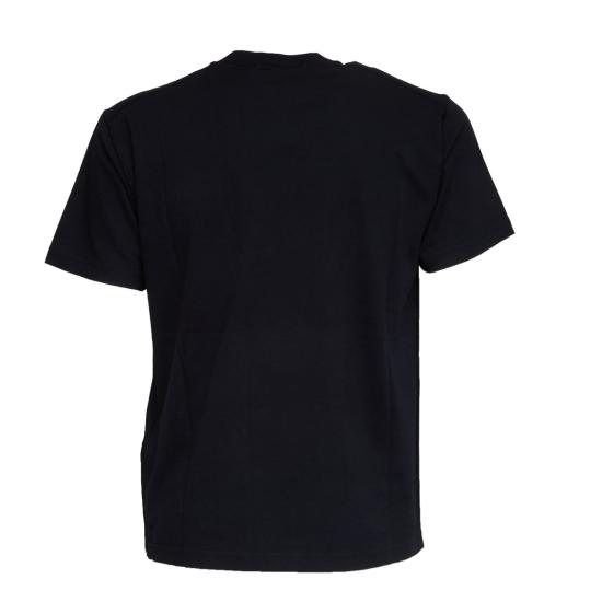 26SS 스톤 아일랜드 오가닉 코튼 저지 피사토 이펙트 티셔츠 L1S152100026 S0057 Black - STONE ISLAND