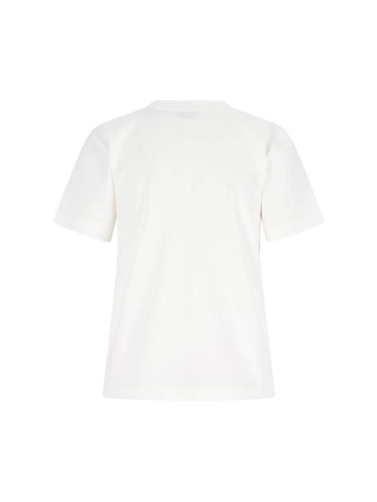 26FW 버버리 크로스 스티치 EKD  코튼 여성 반팔티 8110955B7078 White - BURBERRY