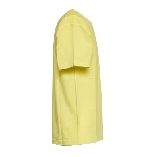 26SS 스톤 아일랜드 오가닉 코튼 저지 피사토 이펙트 티셔츠 L1S152100026 S0057 Gold - STONE ISLAND