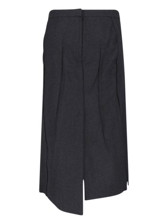 26FW 빅토리아 베컴 스커트 1326WSK007362DDARK GREY MELANGE Black - VICTORIA BECKHAM