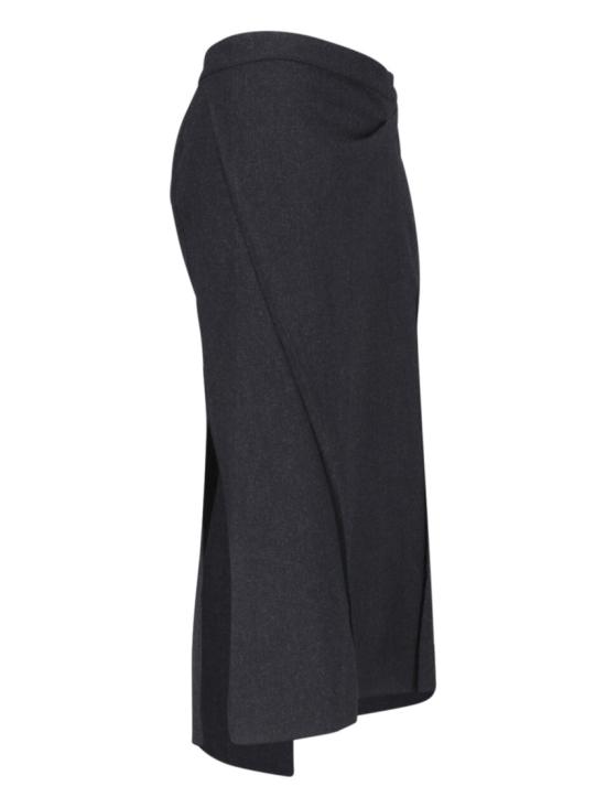 26FW 빅토리아 베컴 스커트 1326WSK007362DDARK GREY MELANGE Black - VICTORIA BECKHAM