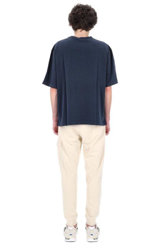 26SS 메종키츠네 폭스 헤드 오버사이즈 티셔츠 PM00109KJ0119CLASSIC NAVY Black - MAISON KITSUNE