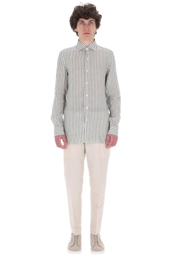 26SS 피나모레 셔츠 GT 013057 P6044 204 Neutrals - FINAMORE