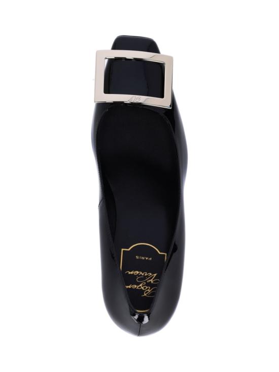 26FW 로저비비에 트럼펫 메탈 버클 펌프스 RVW40015280D1PB999 Black - ROGER VIVIER