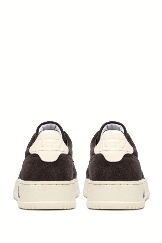 25FW 오트리 메달리스트 로우 레더 스니커즈 AULW UH08MOKA WHT Black - AUTRY