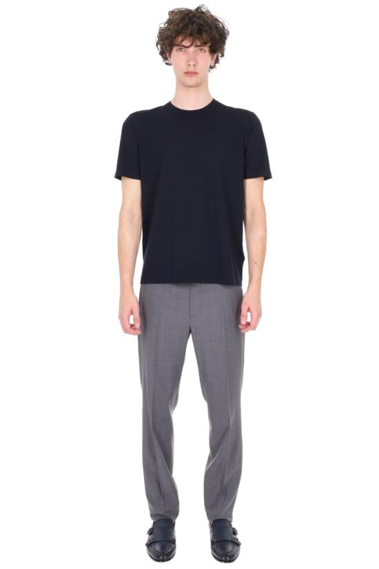 26SS 에르메네질도제냐 반팔 티셔츠 UH15M9A3 TSHB09 Black - ERMENEGILDO ZEGNA