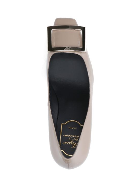 26FW 로저비비에 트럼펫 메탈 버클 펌프스 RVW40015280D1PC415 Neutrals - ROGER VIVIER