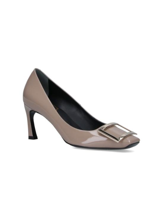 26FW 로저비비에 트럼펫 메탈 버클 펌프스 RVW40015280D1PC415 Neutrals - ROGER VIVIER