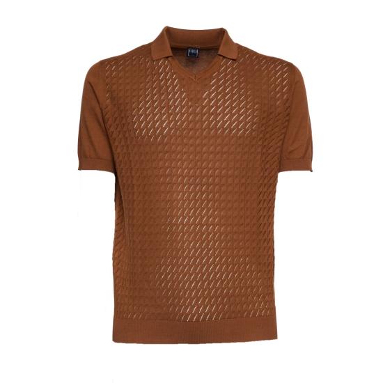 26SS 페델리 폴로 티셔츠 MU0D5855 Brown