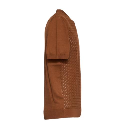 26SS 페델리 폴로 티셔츠 MU0D5855 Brown - FEDELI