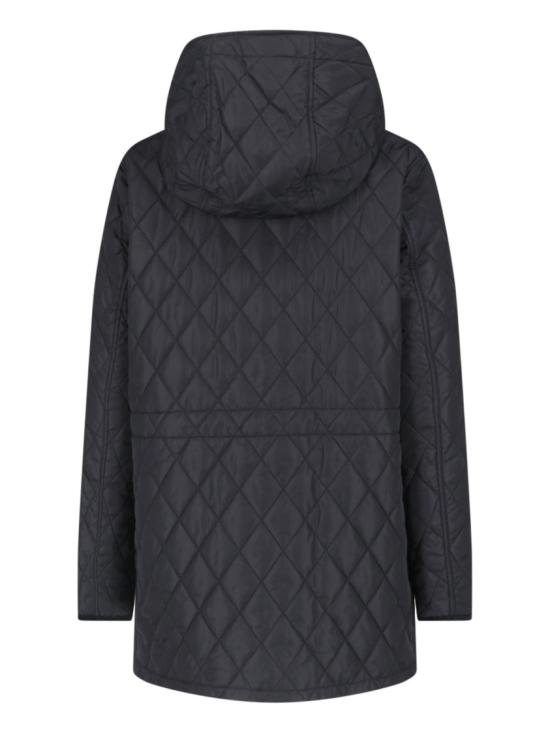 26FW 버버리 브롬리 후드 퀼팅 자켓 8110531C1900 Black - BURBERRY
