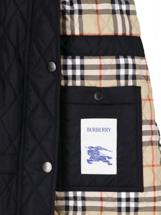 26FW 버버리 브롬리 후드 퀼팅 자켓 8110531C1900 Black - BURBERRY