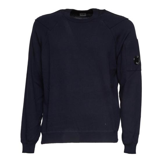 26SS 씨피 컴퍼니 코튼 씨 아일랜드 크루넥 렌즈 니트 20CMKN183A110560A Blue