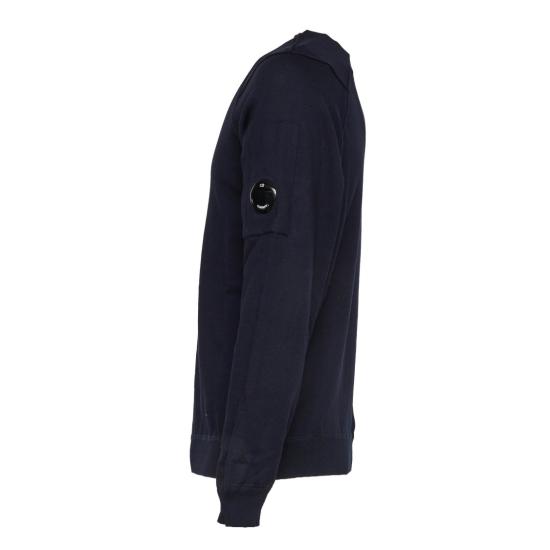 26SS 씨피 컴퍼니 코튼 씨 아일랜드 크루넥 렌즈 니트 20CMKN183A110560A Blue - C.P. COMPANY