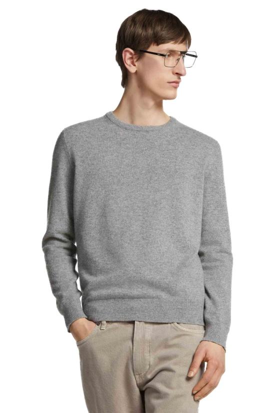25FW 에르메네질도제냐 니트웨어 E8K10 110 3K95 Grey - ERMENEGILDO ZEGNA