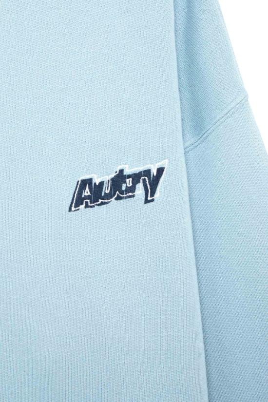 26SS 오트리 긴팔 티셔츠 SWPX 035CJERS CHALCEDONY Blue - AUTRY