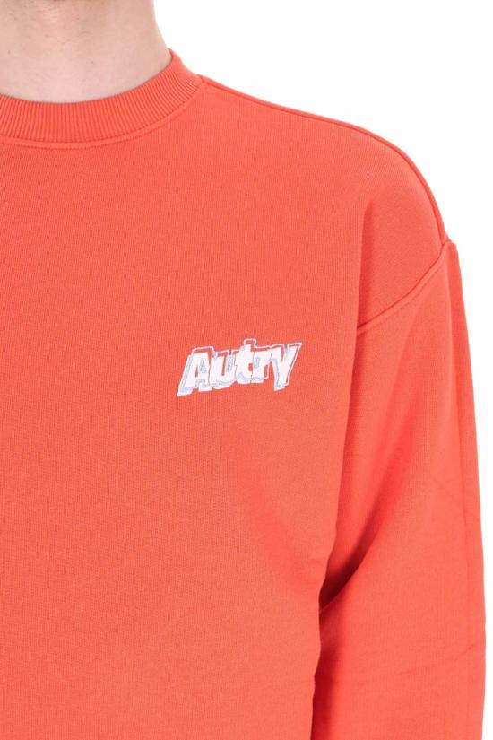 26SS 오트리 긴팔 티셔츠 SWPX 035HJERS CHOCINEAL Burgundy - AUTRY