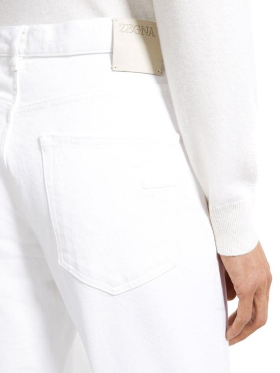 25FW 에르메네질도제냐 데님 E8I81 CITY100 White - ERMENEGILDO ZEGNA
