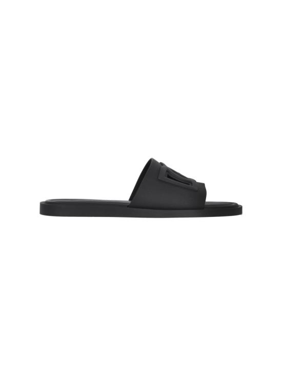 26FW 돌체앤가바나 러버 비치웨어 슬리퍼 CS2215 AN99480999 Black