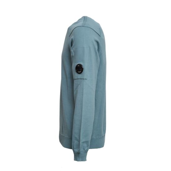 26SS 씨피 컴퍼니 코튼 씨 아일랜드 크루넥 렌즈 니트 20CMKN183A110560A Blue - C.P. COMPANY